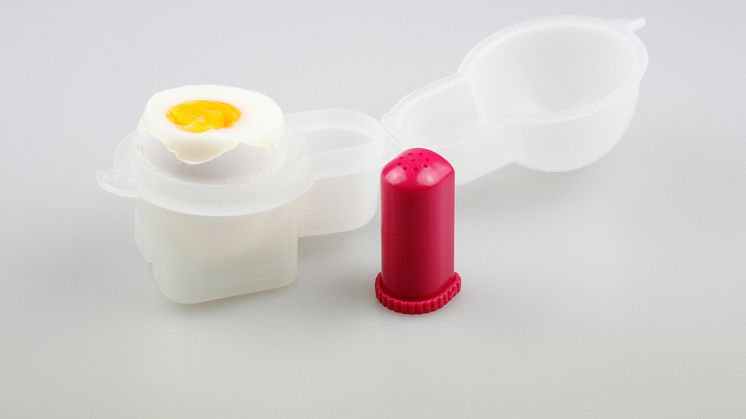 Äggbox med saltkar