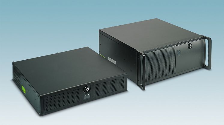 Powerful 19-inch industrial PCs for data centres