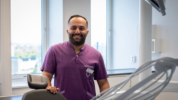 Fadi Romi, klinikchef på Folktandvården Skånes klinik i Rosengård. Foto: Folktandvården Skåne