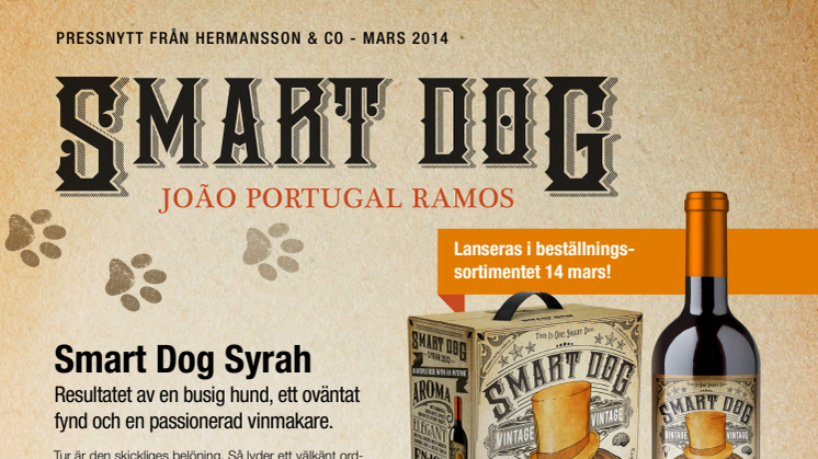 Smart Dog Syrah- resultatet av en busig hund, ett oväntat fynd och en passionerad vinmakare!