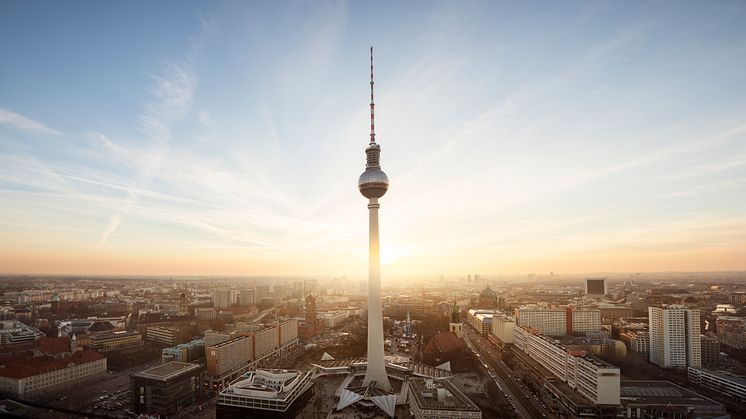 Berlin’s famous TV tower. Photo: Getty Image.