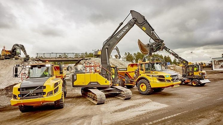 Nu drivs Volvo CE:s kundcenter i Eskilstuna på biobränslet HVO