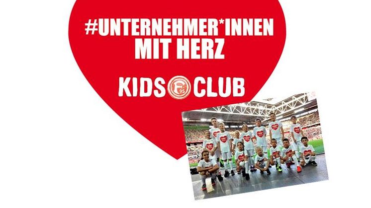 Fortuna Kids mit Herz auf der Brust