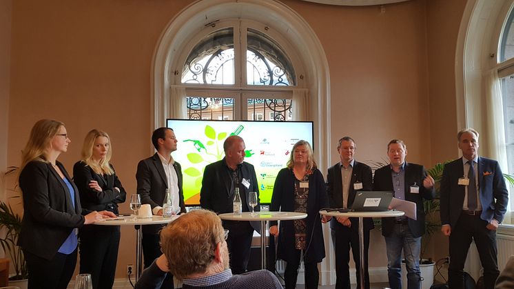 Beatrice Torgnyson Klemme, Biogas Öst, Åsa Westlund (S), Rickard Nordin (C), Bengt Nordström, Region Östergötland, Helena Andersson, Reg. Gotland, Johan Wadman, Reg. Uppsala, Andreas Porswald, Reg. Västmanland, Stefan Svensson, Västra Götalandsreg.
