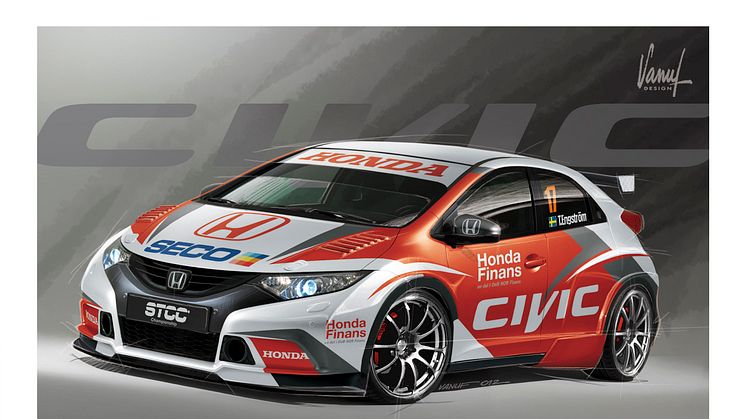 Honda Racing Sweden presenterar STCC-utmanare