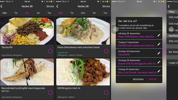 Fria utvecklar sin skollunch och låter eleverna beställa den via prisbelönt app