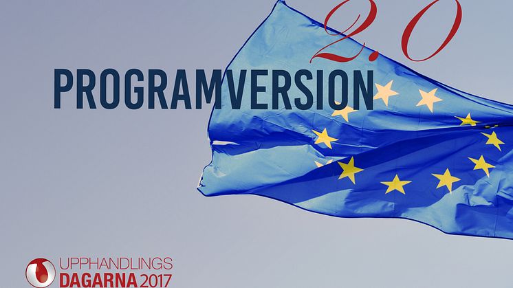 Programversion 2.0 är här - Upphandlingsdagarna