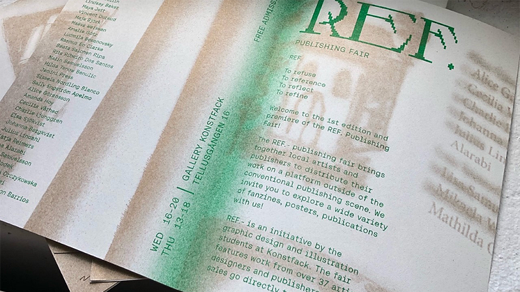 Welcome to REF, a new platform outside of the conventional publishing scene