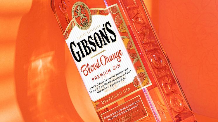 GIBSON'S Blood Orange Gin släpps den 1 juni i Systembolagets Beställningssortiment. Nr 56739 · Flaska 700 ml · 37,5 % · Pris: 229 kr