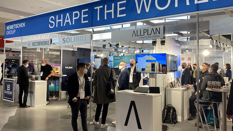 ALLPLAN stellt auf der BIM WORLD MUNICH die aktuelle Version seiner BIM-Software Allplan 2023 vor. Copyright: ALLPLAN