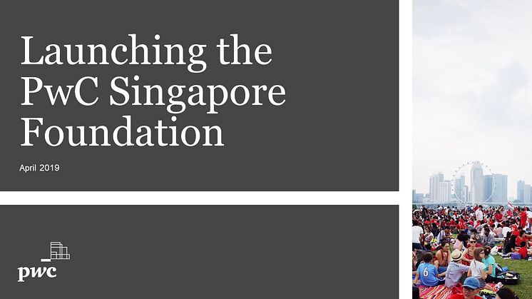 PwC Singapore launches new charitable foundation