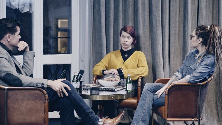 Peter Hellgren, vd för Consid, Linda Sandberg och Julia Ekholm, två av de sju initiativtagarna till #teknisktfel.