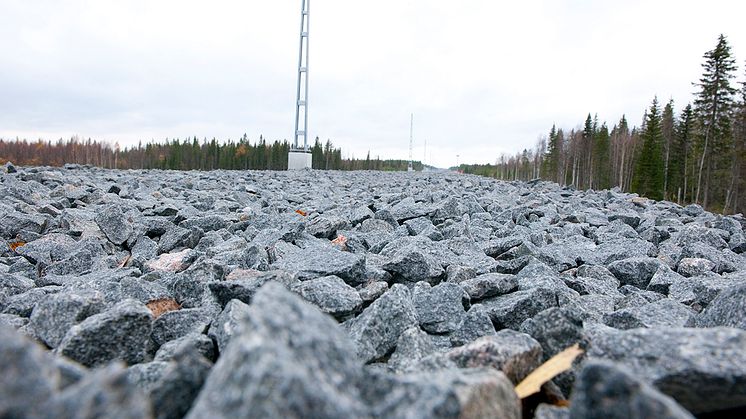 Svevia bygger nytt järnvägsspår i Sundsvall, mellan Ådalsbanan och Tunadalsspåret.