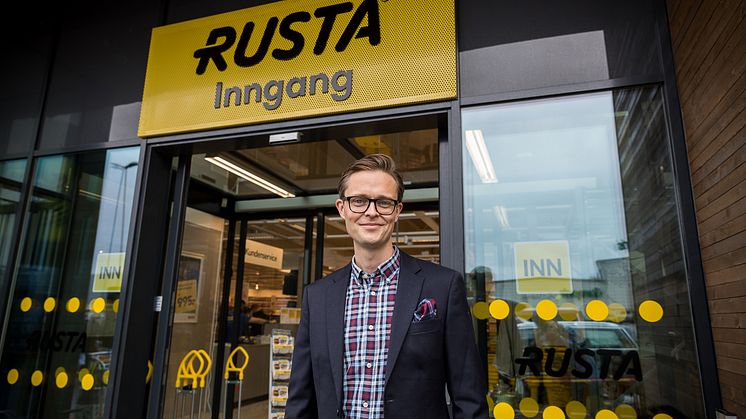 Erlend Kramer, daglig leder, Rusta Norge.  Foto: Foto Johnny Vaet Nordskog