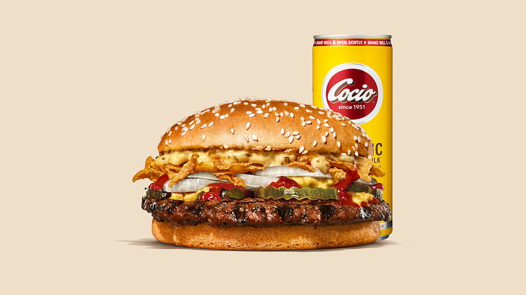 Burger King i nyt samarbejde med Cocio: Nu kommer en dansk klassiker på menuen over hele landet