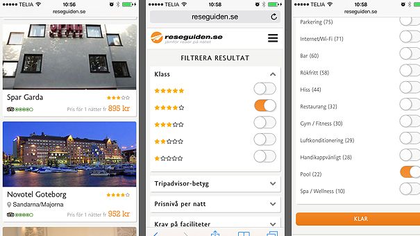 Nu är det enklare att jämföra och hitta hotell i din mobiltelefon