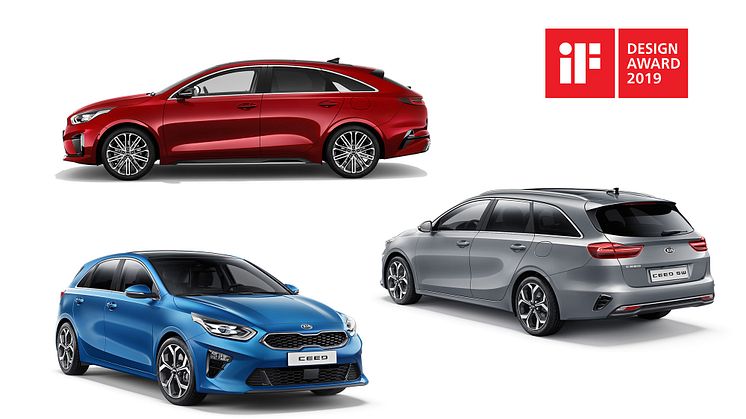 Kia Ceed vinner designpriser i iF Awards