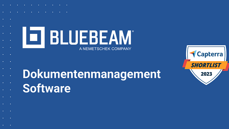 Bluebeam wird in der Capterra-Shortlist der Dokumentenmanagementsystemen aufgeführt 