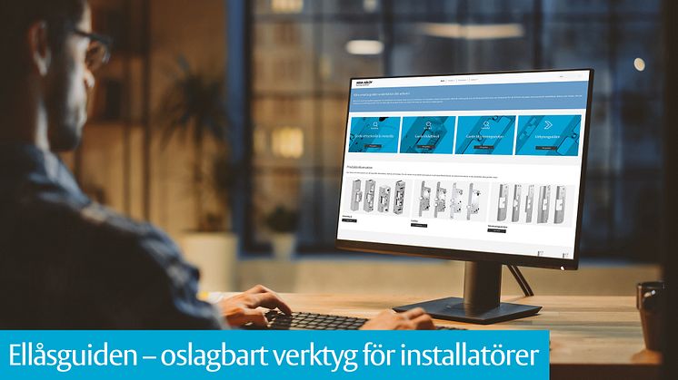 Ellåsguiden är ett digitalt verktyg som hjälper installatörer i vardagen.