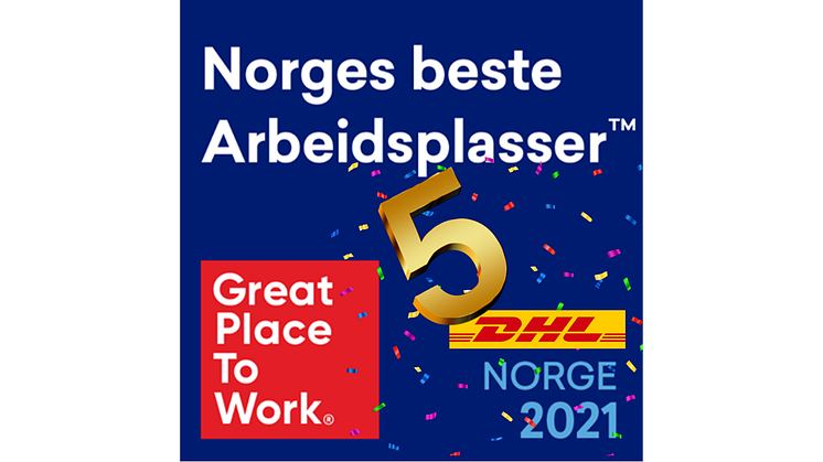 DHL Express fortsatt høyt på listen over Norges beste arbeidsplasser