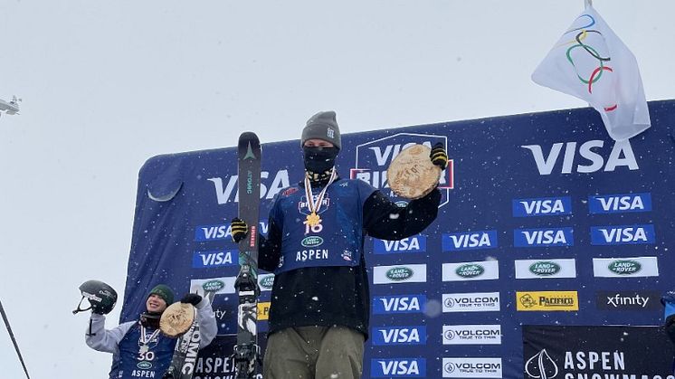Oliwer Magnusson vinner VM-guld i big air Foto: SSF