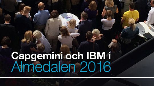 Träffa Capgemini och IBM i Almedalen