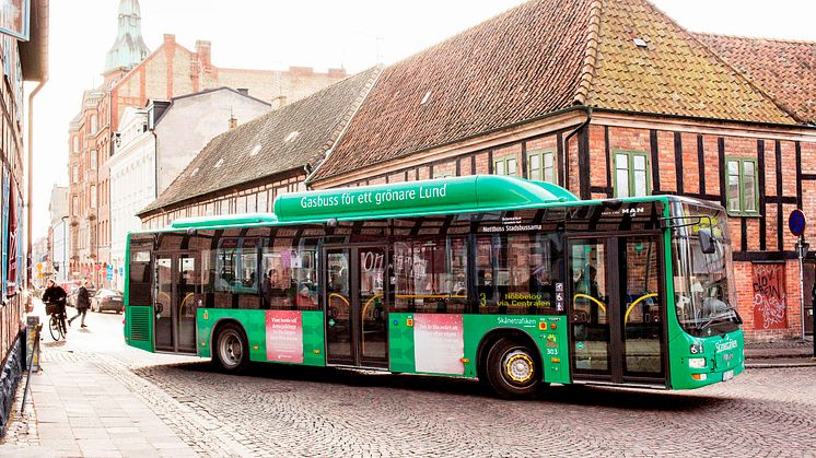 Målet uppnått - det blev helt fossilbränslefritt i Skånes stadsbusstrafik 2015