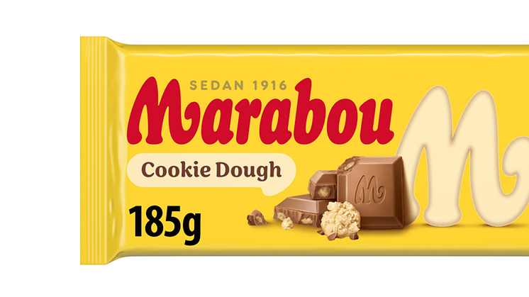 Mondelēz International tekee takaisinvedon Marabou Cookie Dough 185g-tuotteelle 