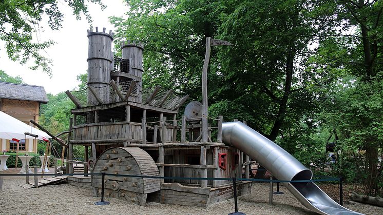 Zoo Leipzig - Abenteuerspielplatz El Dorado mit Amazonsadampfer