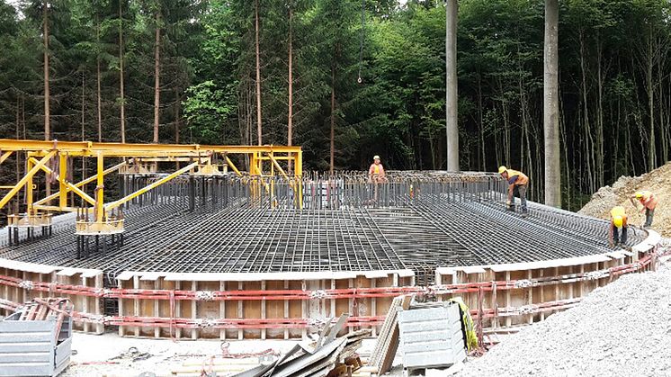 Bau des Windparks Gerolsbach mit großem Fortschritt