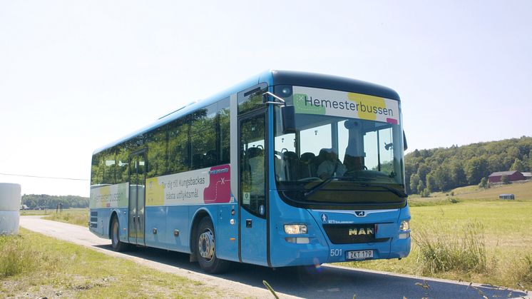 Hemsterbussen tar resenärerna till Kungsbackas bästa besöksmål.