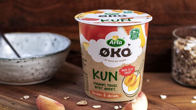 Arla lancerer ny økologisk yoghurt med kun to ingredienser