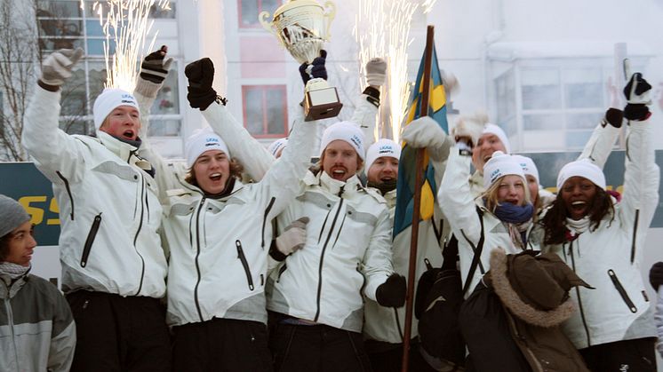 Iskallt snöbolls SM i Luleå vanns av LTU lag