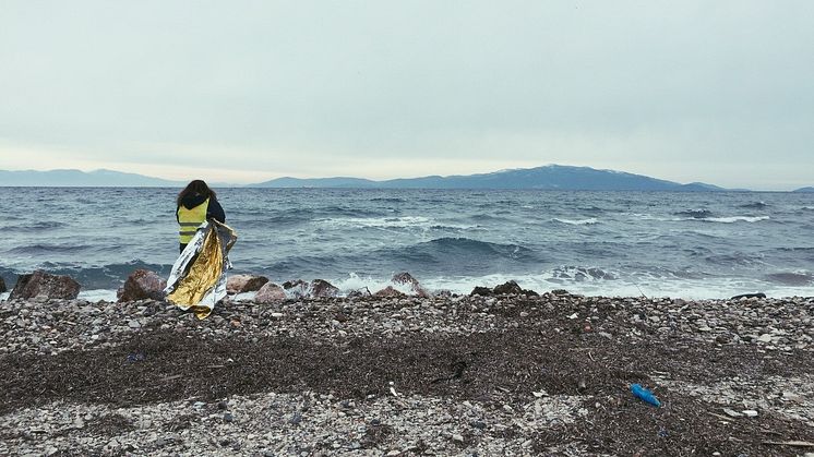 Lesvos stränder vid östra medelhavsgränsen. Foto: Robert Mull