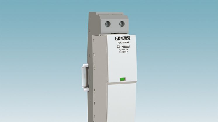 Powerful lightning current arrester for 400/690 V systems