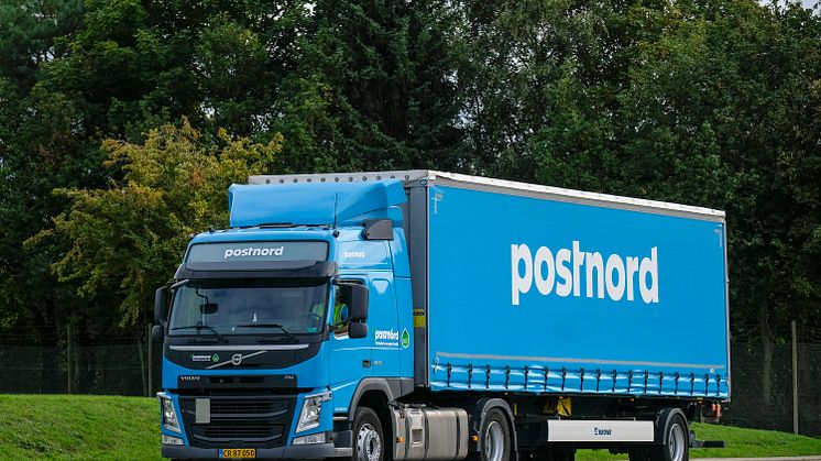 PostNord fylder fossilfri biodiesel på lastbilerne