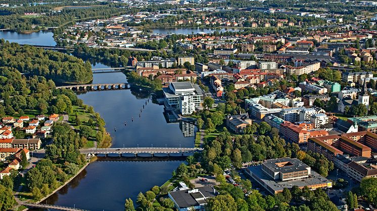 Flygfoto Karlstad CCC
