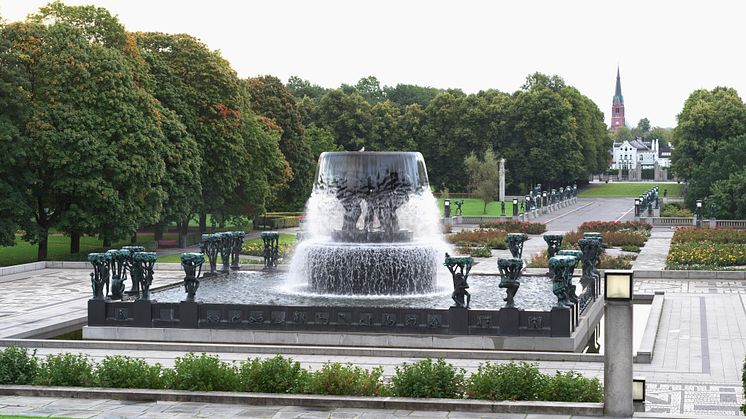 The Vigeland Park The Fountain