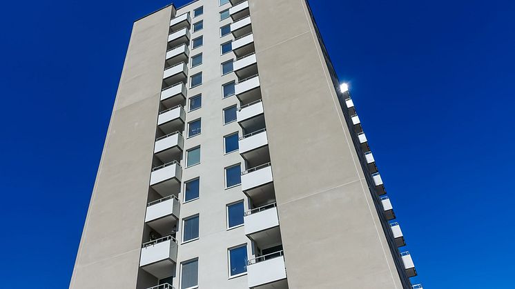 Valla Torg, Stockholm. Ett av flera områden där ventilationskanalerna har tätats med VentilFlex®. Foto: Cecilia Lerneteg