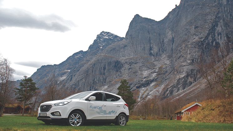 Hyundai ix35 FCEV hydrogenelektrisk bil