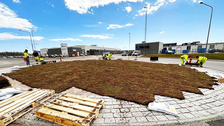 Karlskrona förskönar rondeller vid infarter