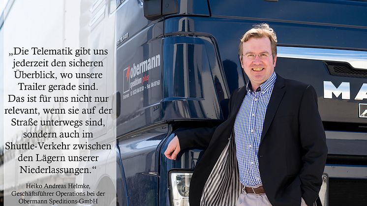 Heiko Andreas Helmke, Geschäftsführer Operations bei der Obermann Speditions-GmbH 
