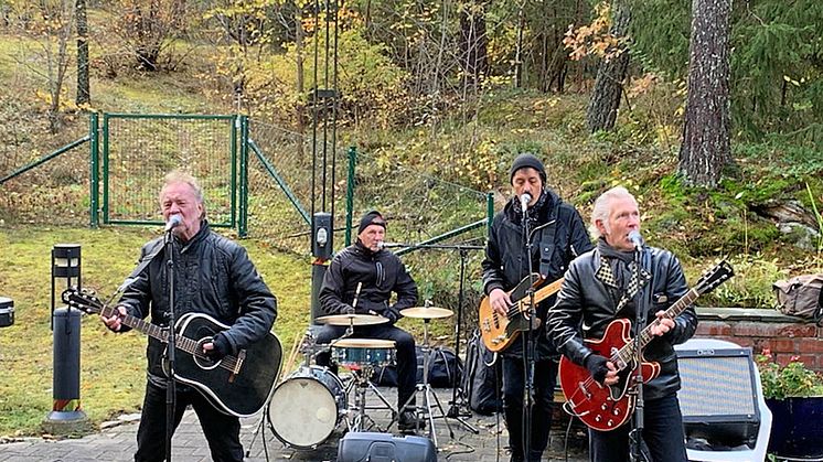 Keep on Boppin´ med The Boppers på äldreboenden i Uppsala.