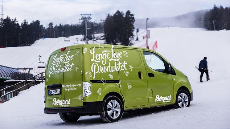 PÅ VEIEN IGJEN. Sybilen besøker vintersportssteder i vinterferien. FOTO: John Hobberstad / Bergans