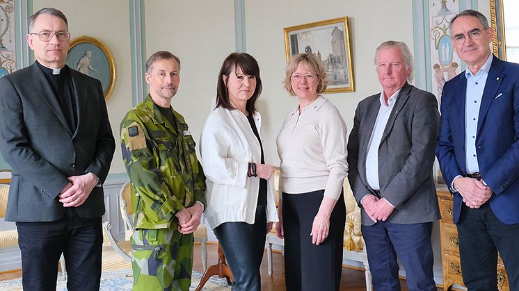 Insynsrådet träffades på residenset i Falun under fredagen. På bilden saknas Elin Norén, regionråd.