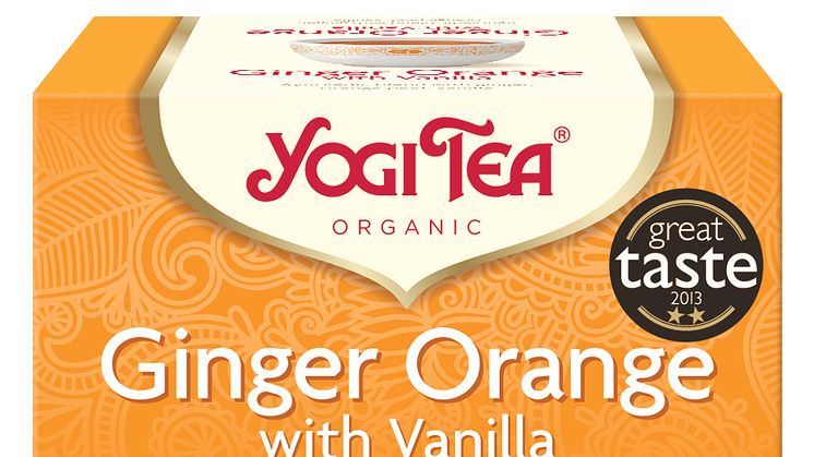 Yogi Tea Ginger Orange with Vanilla poser økologisk