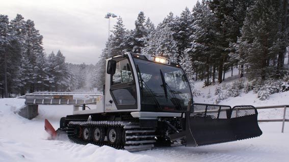 20 kilometer konstsnöspår i Mora