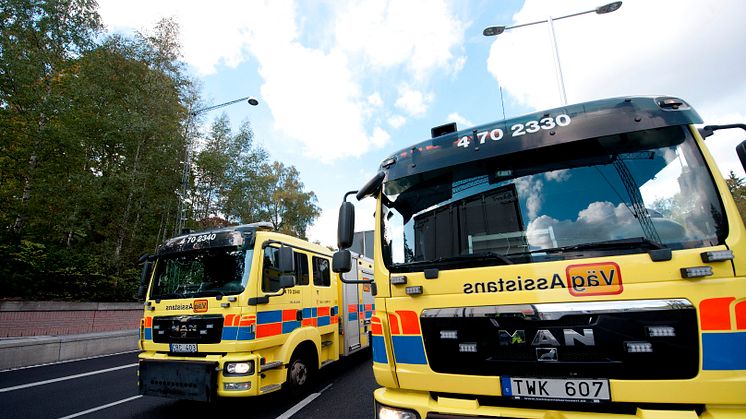 Falck VägAssistans tryggar Stockholmstrafiken i Norra Länken 