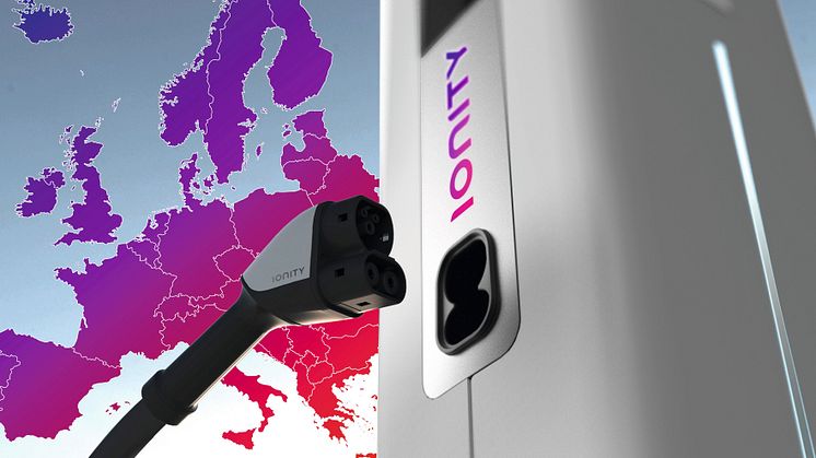 Uusi yleiseurooppalainen IONITY-latausverkosto mahdollistaa pitkät matkat sähköautolla 