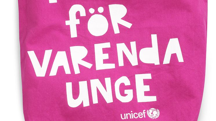 UNICEF-tygväska, rosa